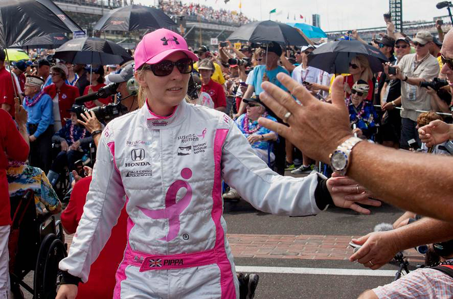 OrthoIndy helps Verizon IndyCar Driver, Pippa Mann stay in the race