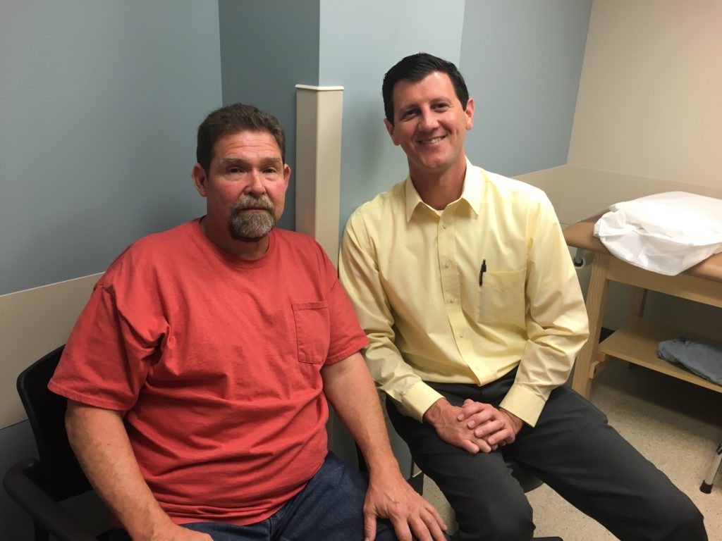 Patient returns to work after total shoulder replacement