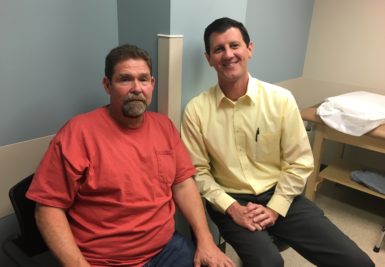 Steve Rieke-total shoulder replacement patient