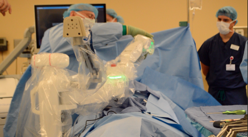 First patient in Indiana to undergo surgery with the Mazor X Robotics Guidance System