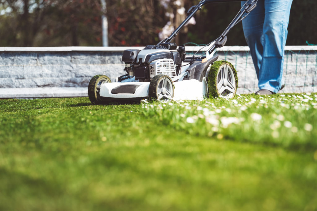Common lawn mower injuries