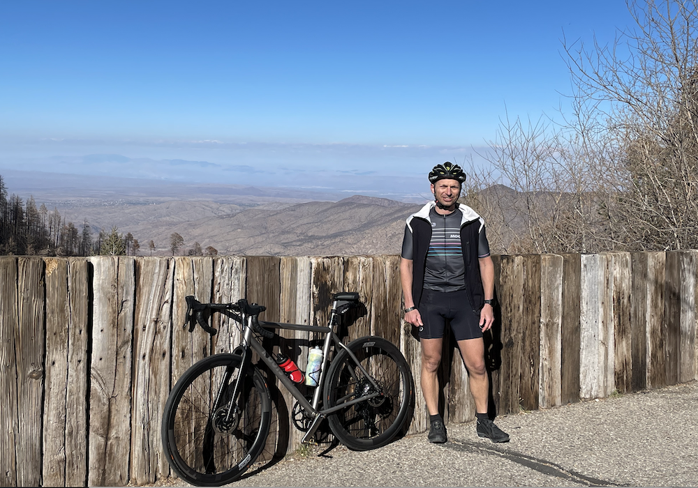 Avid cyclist returns to his active lifestyle after a traumatic fall